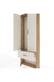 Arges Dolap Tek Raflı Tek Çekmeceli Tek Askılı 88x30x243 - S33M311V7A