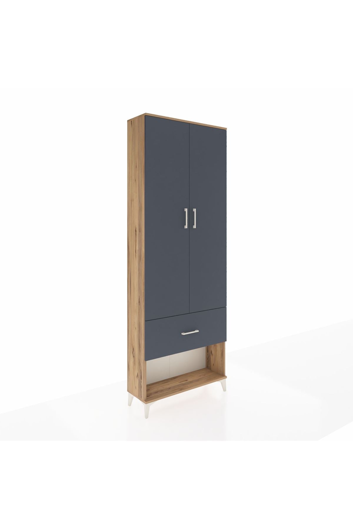 Arges Dolap Tek Raflı Tek Çekmeceli Tek Askılı 88x30x243 - S33M311V8A
