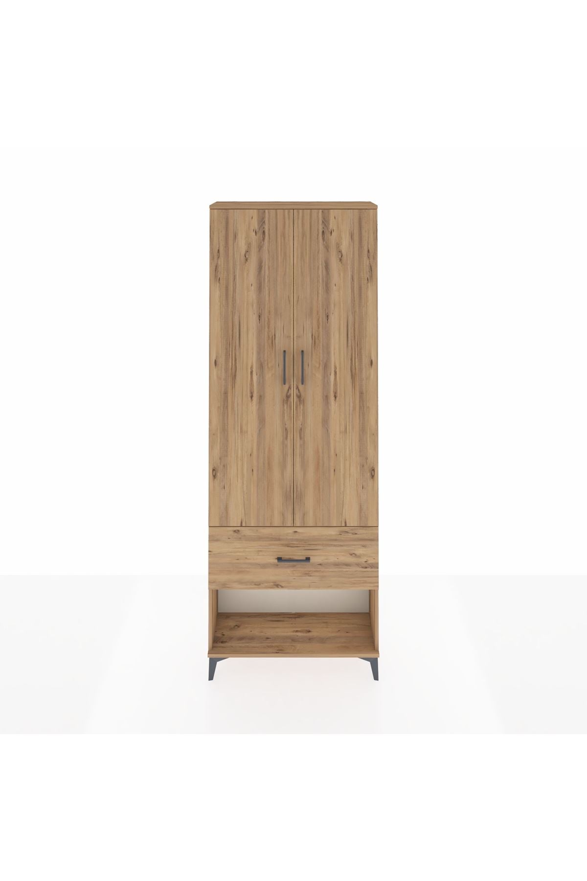 Arges Dolap Tek Raflı Tek Çekmeceli Tek Askılı 88x30x243 - S33M311V9A
