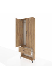 Arges Dolap Tek Raflı Tek Çekmeceli Tek Askılı 88x30x243 - S33M311V9A