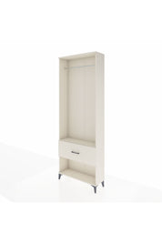 Arges Dolap Tek Raflı Tek Çekmeceli Tek Askılı 88x30x243 - S33M312V1A