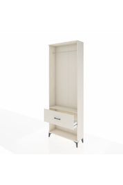 Arges Dolap Tek Raflı Tek Çekmeceli Tek Askılı 88x30x243 - S33M312V1A