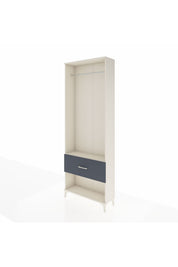 Arges Dolap Tek Raflı Tek Çekmeceli Tek Askılı 88x30x243 - S33M312V2A