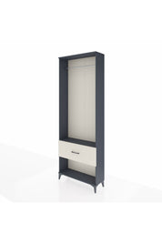 Arges Dolap Tek Raflı Tek Çekmeceli Tek Askılı 88x30x243 - S33M312V4A