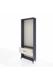 Arges Dolap Tek Raflı Tek Çekmeceli Tek Askılı 88x30x243 - S33M312V4A