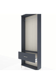 Arges Dolap Tek Raflı Tek Çekmeceli Tek Askılı 88x30x243 - S33M312V5A
