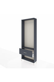 Arges Dolap Tek Raflı Tek Çekmeceli Tek Askılı 88x30x243 - S33M312V5A