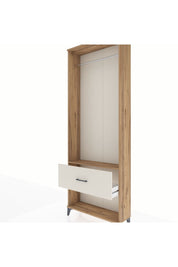 Arges Dolap Tek Raflı Tek Çekmeceli Tek Askılı 88x30x243 - S33M312V7A