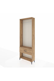 Arges Dolap Tek Raflı Tek Çekmeceli Tek Askılı 88x30x243 - S33M312V9A