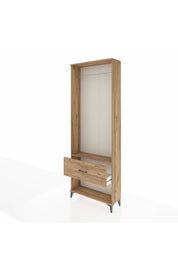 Arges Dolap Tek Raflı Tek Çekmeceli Tek Askılı 88x30x243 - S33M312V9A