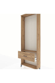 Arges Dolap Tek Raflı Tek Çekmeceli Tek Askılı 88x30x243 - S33M312V9A