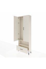 Arges Dolap 2 Raflı Tek Çekmeceli Tek Askılı 88x30x243 - S33M313V1A