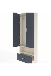 Arges Dolap 2 Raflı Tek Çekmeceli Tek Askılı 88x30x243 - S33M313V2A