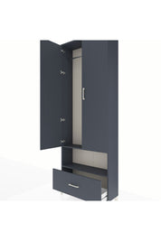 Arges Dolap 2 Raflı Tek Çekmeceli Tek Askılı 88x30x243 - S33M313V5A