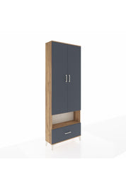 Arges Dolap 2 Raflı Tek Çekmeceli Tek Askılı 88x30x243 - S33M313V8A