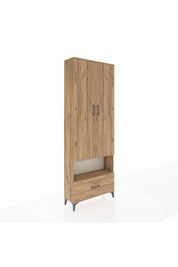Arges Dolap 2 Raflı Tek Çekmeceli Tek Askılı 88x30x243 - S33M313V9A