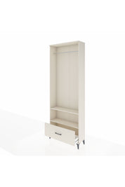 Arges Dolap 2 Raflı Tek Çekmeceli Tek Askılı 88x30x243 - S33M314V1A