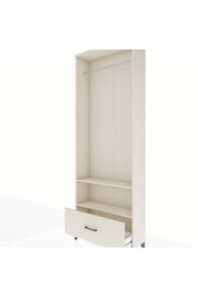 Arges Dolap 2 Raflı Tek Çekmeceli Tek Askılı 88x30x243 - S33M314V1A