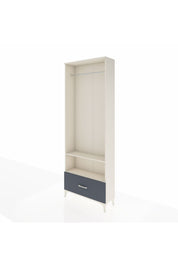 Arges Dolap 2 Raflı Tek Çekmeceli Tek Askılı 88x30x243 - S33M314V2A