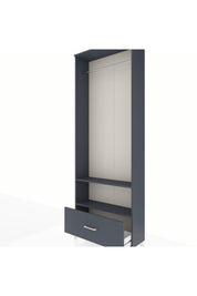 Arges Dolap 2 Raflı Tek Çekmeceli Tek Askılı 88x30x243 - S33M314V5A