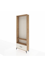 Arges Dolap 2 Raflı Tek Çekmeceli Tek Askılı 88x30x243 - S33M314V7A