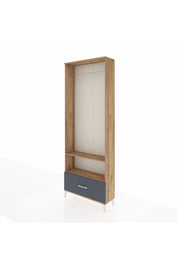Arges Dolap 2 Raflı Tek Çekmeceli Tek Askılı 88x30x243 - S33M314V8A