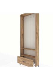Arges Dolap 2 Raflı Tek Çekmeceli Tek Askılı 88x30x243 - S33M314V9A