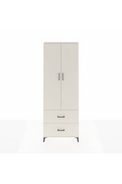 Arges Dolap Tek Raflı 2 Çekmeceli Tek Askılı 88x30x243 - S33M315V1A