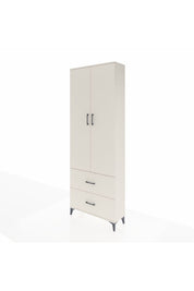 Arges Dolap Tek Raflı 2 Çekmeceli Tek Askılı 88x30x243 - S33M315V1A