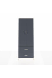 Arges Dolap Tek Raflı 2 Çekmeceli Tek Askılı 88x30x243 - S33M315V2A