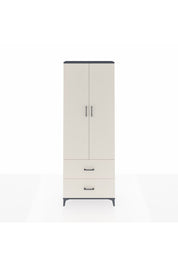 Arges Dolap Tek Raflı 2 Çekmeceli Tek Askılı 88x30x243 - S33M315V4A