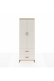 Arges Dolap Tek Raflı 2 Çekmeceli Tek Askılı 88x30x243 - S33M315V7A