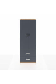 Arges Dolap Tek Raflı 2 Çekmeceli Tek Askılı 88x30x243 - S33M315V8A