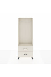 Arges Dolap Tek Raflı 2 Çekmeceli Tek Askılı 88x30x243 - S33M316V1A