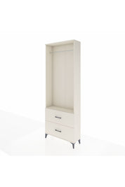 Arges Dolap Tek Raflı 2 Çekmeceli Tek Askılı 88x30x243 - S33M316V1A