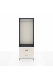 Arges Dolap Tek Raflı 2 Çekmeceli Tek Askılı 88x30x243 - S33M316V4A