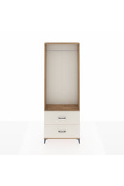 Arges Dolap Tek Raflı 2 Çekmeceli Tek Askılı 88x30x243 - S33M316V7A