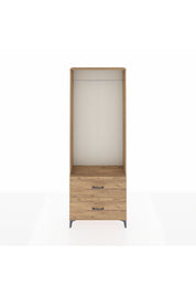 Arges Dolap Tek Raflı 2 Çekmeceli Tek Askılı 88x30x243 - S33M316V9A