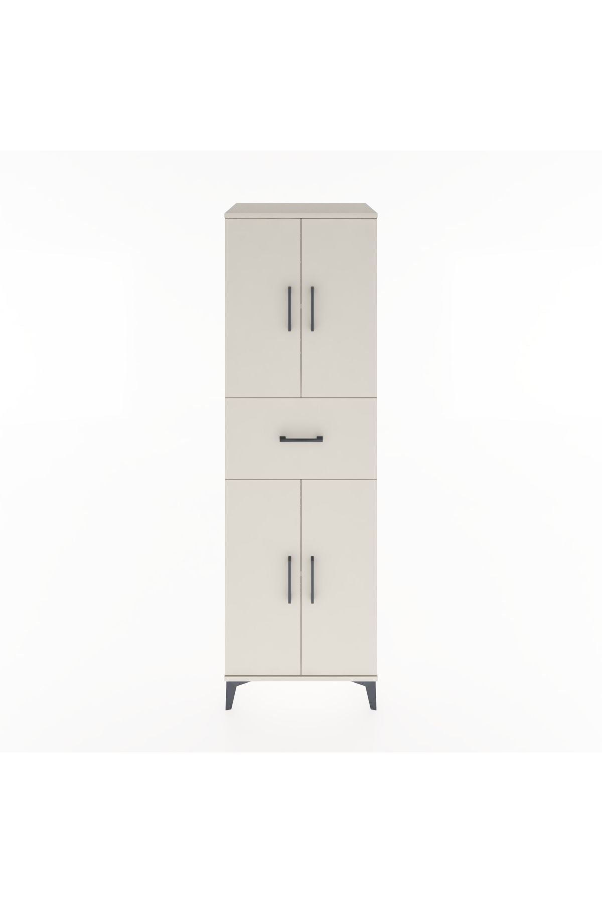Hyperion Dolap 3 Raflı Tek Çekmeceli 4 Kapaklı 60x44x195 - S59M001V1B