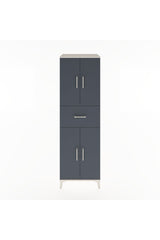 Hyperion Dolap 3 Raflı Tek Çekmeceli 4 Kapaklı 60x44x195