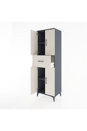 Hyperion Dolap 3 Raflı Tek Çekmeceli 4 Kapaklı 60x44x195 - S59M001V4B