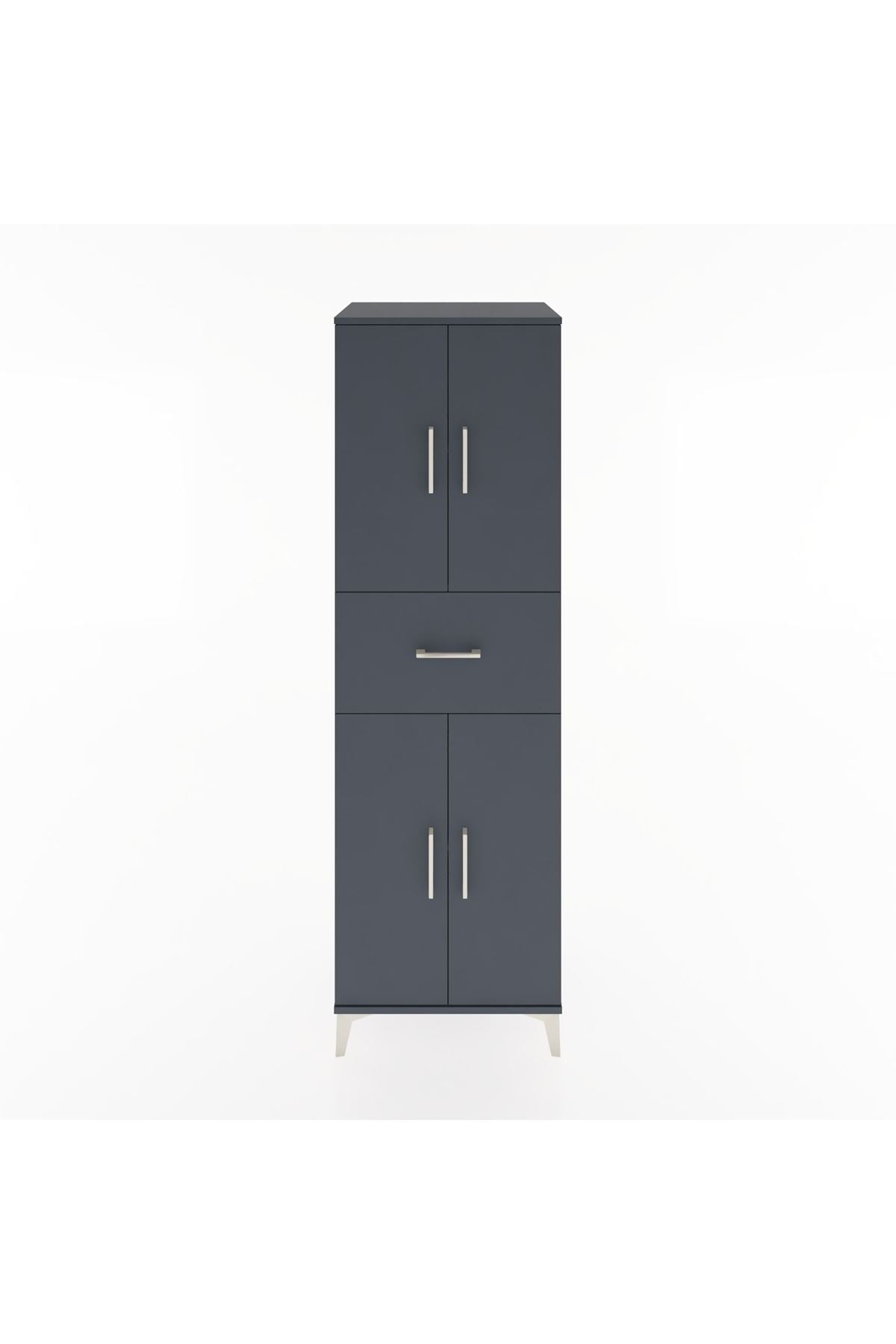 Hyperion Dolap 3 Raflı Tek Çekmeceli 4 Kapaklı 60x44x195 - S59M001V5B