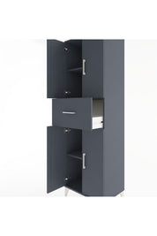 Hyperion Dolap 3 Raflı Tek Çekmeceli 4 Kapaklı 60x44x195 - S59M001V5B
