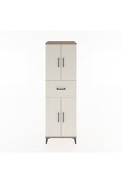 Hyperion Dolap 3 Raflı Tek Çekmeceli 4 Kapaklı 60x44x195 - S59M001V7B