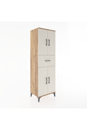 Hyperion Dolap 3 Raflı Tek Çekmeceli 4 Kapaklı 60x44x195 - S59M001V7B