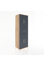 Hyperion Dolap 3 Raflı Tek Çekmeceli 4 Kapaklı 60x44x195 - S59M001V8B