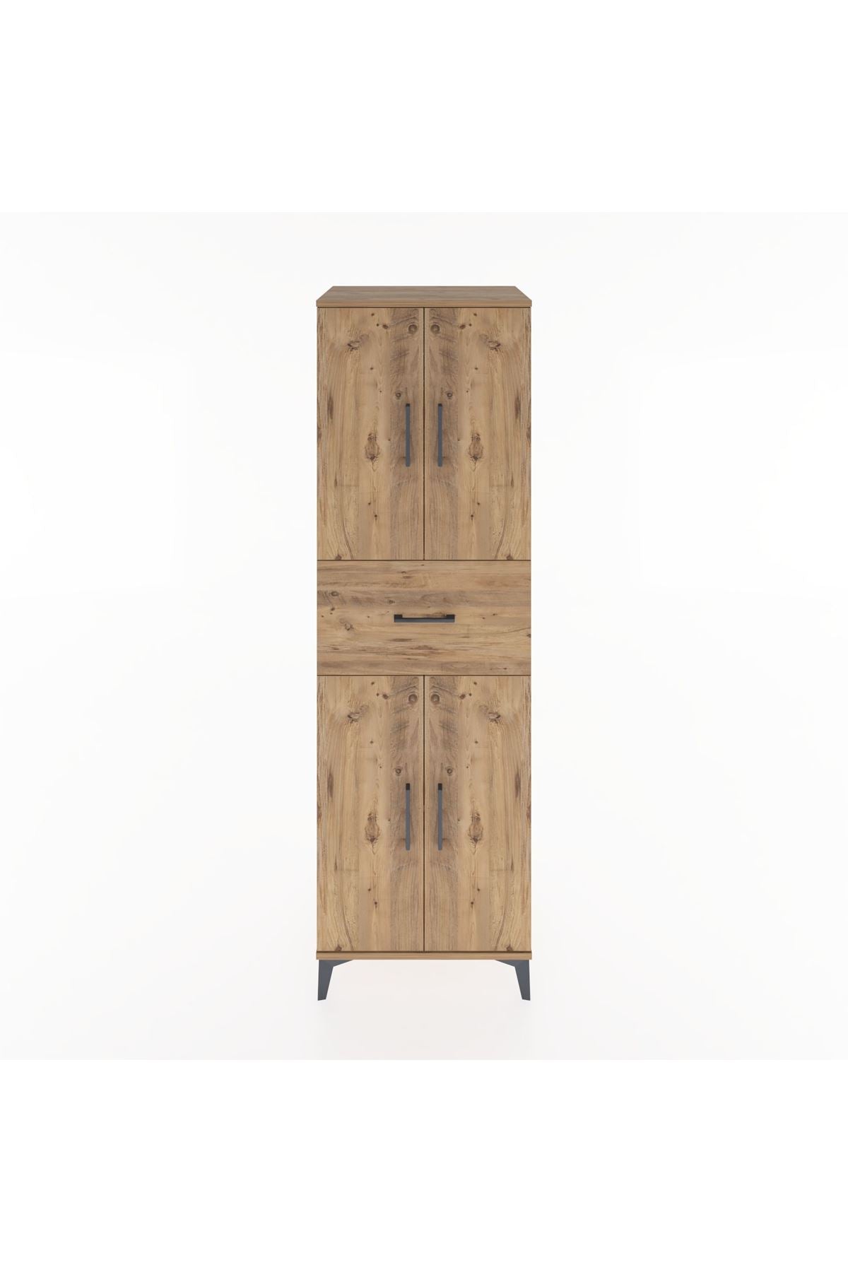 Hyperion Dolap 3 Raflı Tek Çekmeceli 4 Kapaklı 60x44x195 - S59M001V9B
