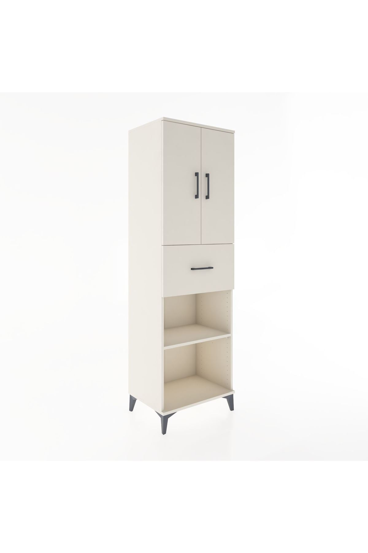 Hyperion Dolap 4 Raflı Tek Çekmeceli 2 Kapaklı 60x44x195 - S59M002V1B