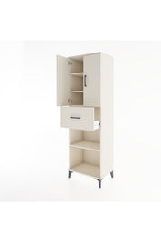 Hyperion Dolap 4 Raflı Tek Çekmeceli 2 Kapaklı 60x44x195 - S59M002V1B