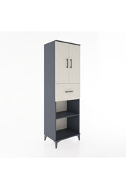 Hyperion Dolap 4 Raflı Tek Çekmeceli 2 Kapaklı 60x44x195 - S59M002V4B